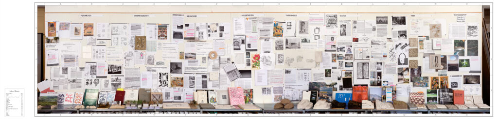 Layout per la pubblicazione "Landscape as Wunderkammer"