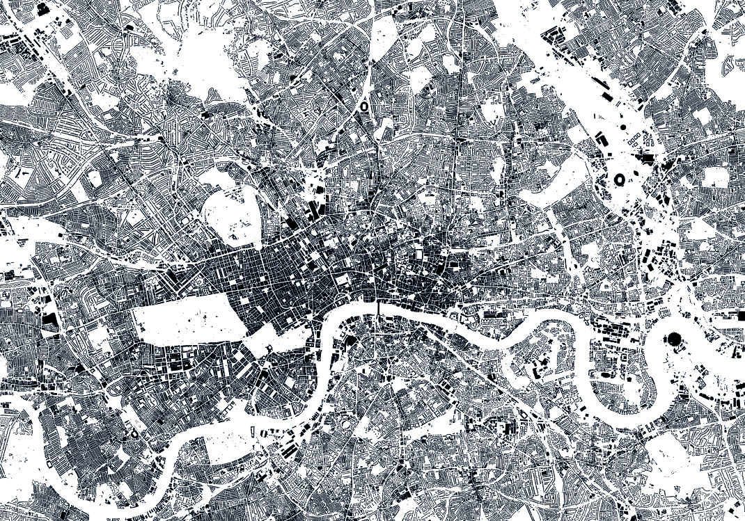 Simon Kretz: On Planning: Schwarzplan von London