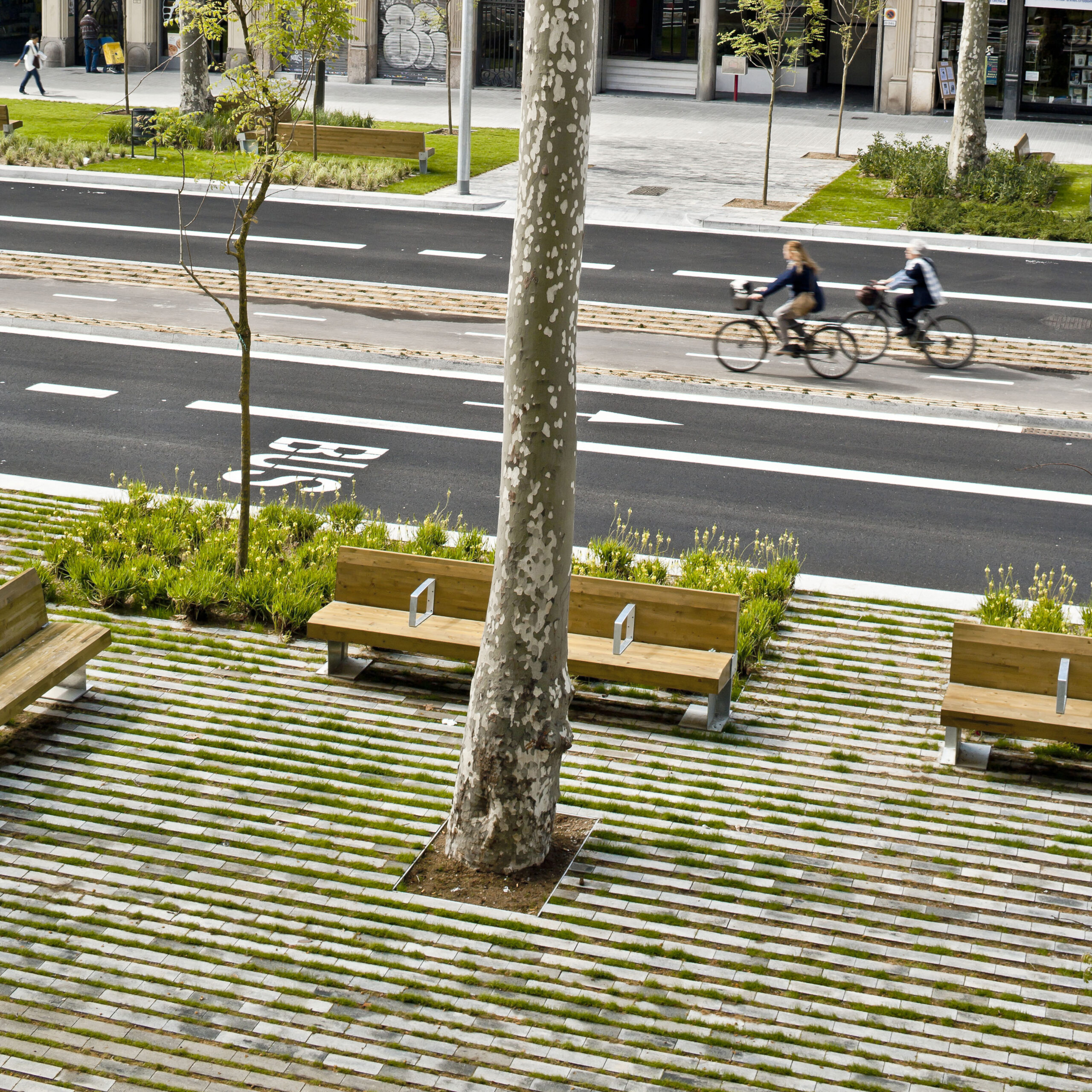 Passeig de Sant Joan. Barcelona with Lola Domenech, Photo Adria Goula
