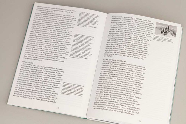 Beispielseiten Publikation "Gehen, Sitzen, Schauen"