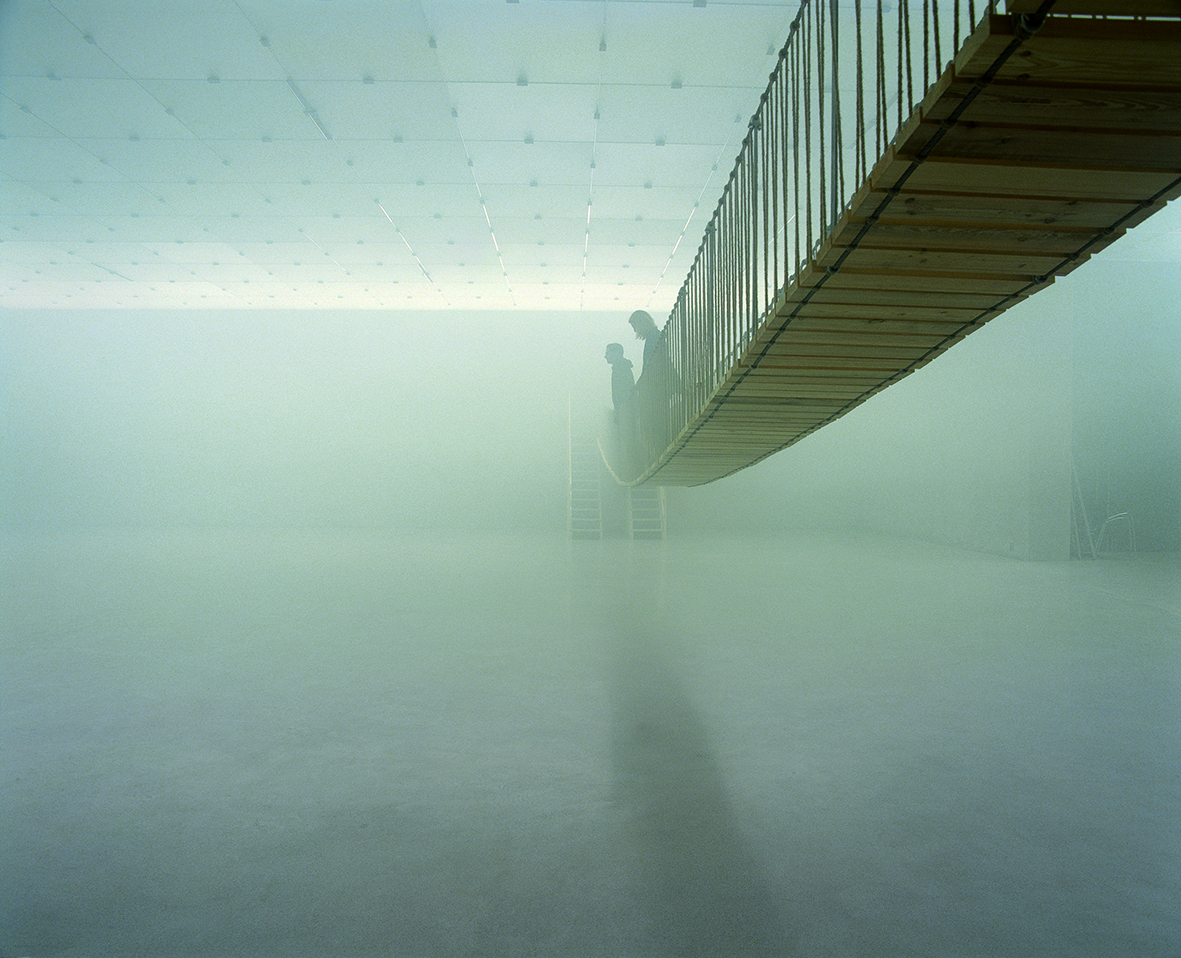 Nebel im Bregenzer Kunsthaus (Bild: Christian Vogt)