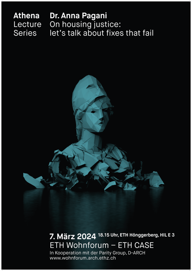 Plakat Athena Lecture Series Graphik: unfolded, Zürich