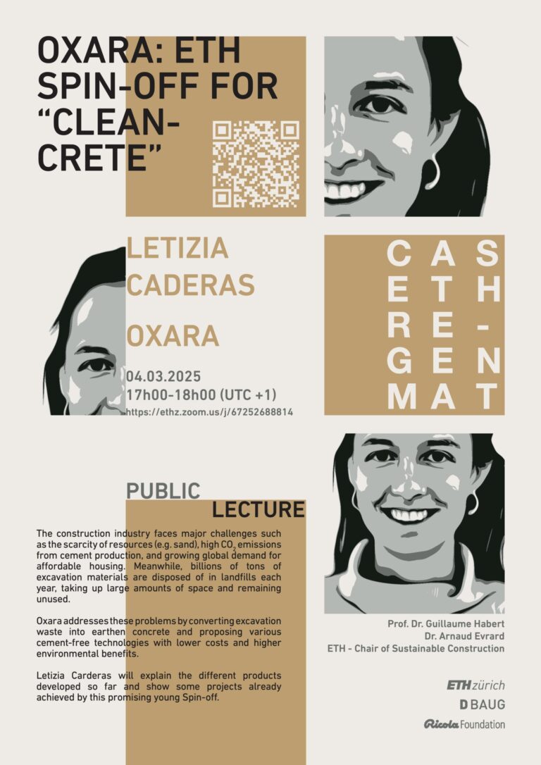Oxara: ETH Spin-Off For «Clean-Crete»